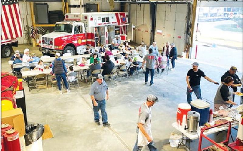 Timber Lake firemen show equipment at open house