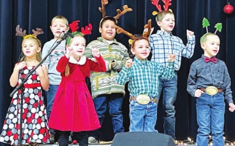 Kids spread holiday cheer