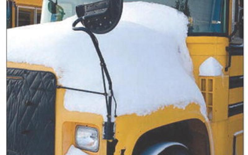 The Timber Lake School’s bus routes travel 536 miles of rural roads each day and are given heavy consideration when Supt. Dan Martin is determining whether or not to close school or delay classes due to severe weather or hazardous travel conditions. Photo by Jon Flatland