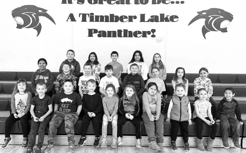 FRONT (L-R): Clara Nilson, Barrett Hermes, Zaid Pickner, Cash Jones, Joey Kraft, Wren Jones, Blake LeBeau, Layson Gimbel, Rylie Traversie, Landyn Longbrake; 2ND ROW: Oaklee Mutchler, Monroe Kraft, Gus Anderson, Andrew O’Bryan, Caleb Simon, Mya Peterson, Kiernan Biegler, Josie Fiddler; BACK: Brayden Meier, Ava Grant, Emmett O’Leary, Marly Ward, Gracie Keller.