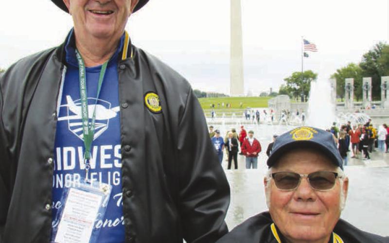 Veterans Art Heinrich, Keith Dorsey visit DC memorials