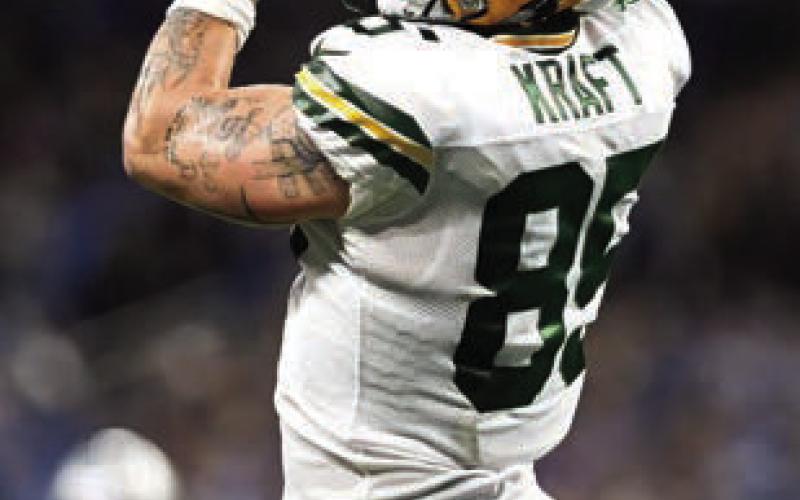 Green Bay Packer tight end and Timber Lake native Tucker Kraft has brought national attention on himself and his hometown. Photo courtesy of Green Bay Packers