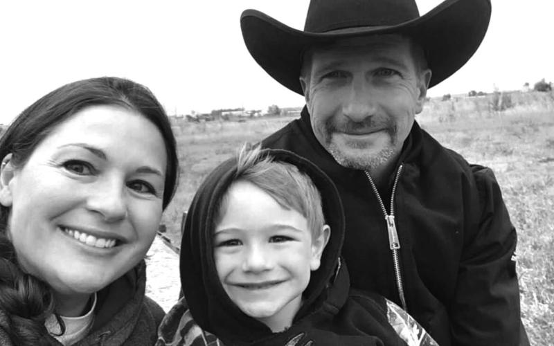 Kent Meier (TLHS Class of 1988) with his wife Joanne and son Wyatt