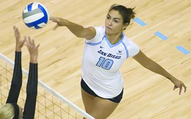 CRST member Lauren Schad, former collegiate and professional volleyball standout, will conduct a free volleyball camp in Eagle Butte on Thursday and Friday, Aug. 3-4.