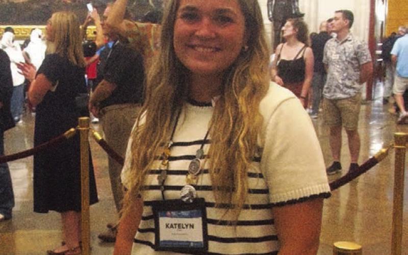 Katelyn Biegler selected to represent Moreau-Grand at D.C. youth leaders tour
