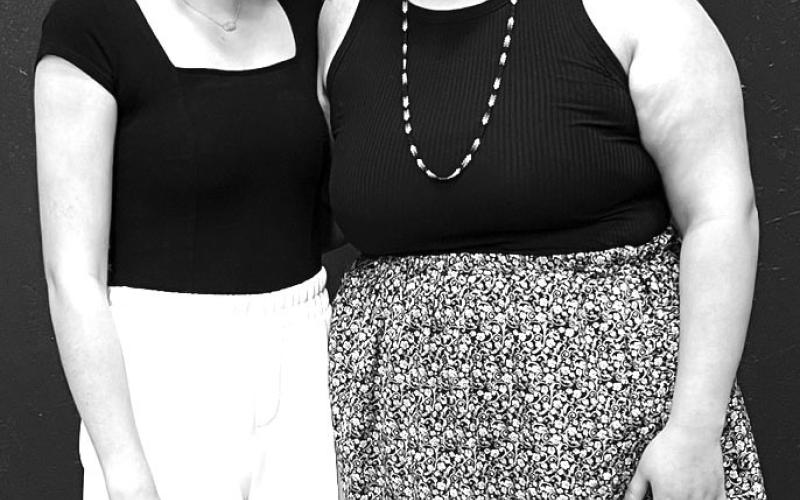 At district competition last week, Molly Miller (right) advanced to regions in Poetry and Meredith Maciejewski advanced in Serious Interpretation. On Monday, Nov. 13, in regional competition Miller advanced to the State Oral Interpretation Contest in Poetry and Maciejewski will serve as an alternate in Serious Interpretation.