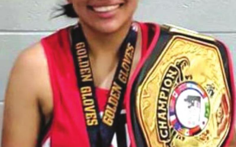 Angel Levering Photo courtesy of Hunkpapa Oyate Boxing Club