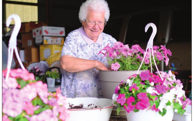 Flower lady