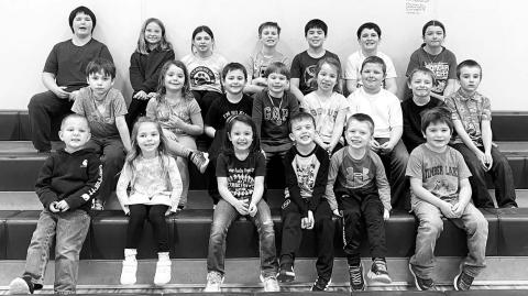 FRONT (L-R): Ryder Schrempp, Charlie Long, Lochlyn Goldade, Bryson Long, Trevor Aberle, Blane Biegler; 2ND ROW: Zeph Jewett, Cassidy Winterberg, Tash Paxton, Baylor Lei, Elizabeth Keller, Hank Anderson, Ben Mareska, Camden Goldade; BACK: Carter Webb, Sophia Gross, Finley Boldt, Taitum Cody, Glen Mowrer, Luke Biegler, Rosaleigh LaChance.