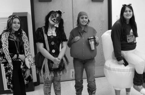 Costume contest at DHS