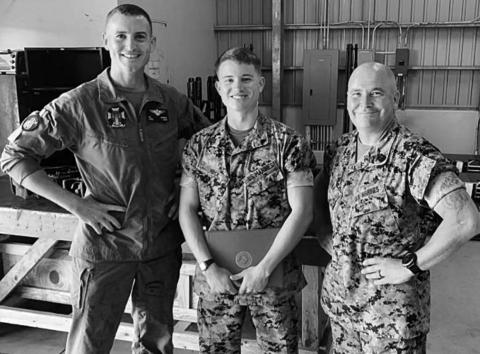 Heck earns Marines promotion