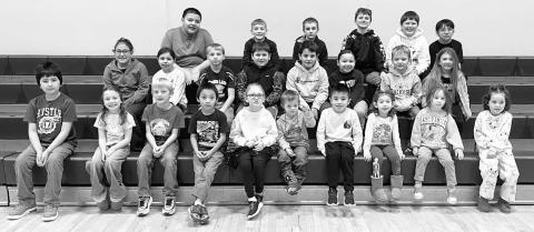 FRONT ROW (L-R): Jacoby Miner Azure, Elliot Schweitzer, Lincoln Aberle, Kyro Red Bear, Haylee Schaeffer, Trevor Russell, Kash Ward, Ava Hettich, Scarlette Shepard, Jensyn Booth; 2ND ROW: Sophia Ley, Ona Garreaux, Barrett Hermes, Tash Paxton, DW Scholtz, Marie Bad Warrior, Reed Winterberg, Lakyn Lindskov; 3RD ROW: DeVante Veo, Ike Bierman, Camden Goldade, Louis Scholtz, Brody Kraft, Cole Brown Otter.