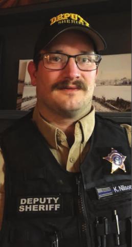 Deputy Nilson attending law enforcement training in Pierre