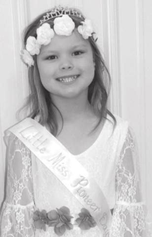 Jacalyn Marshall, Little Miss Pioneer Days, is the daughter of Jill and Danny Marshall.