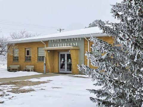 The Dewey County Courthouse in Timber Lake was built in 1959-60.