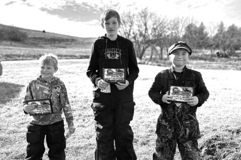 Jameson Hollenbeck, Braxton Farlee and Caleb Simon