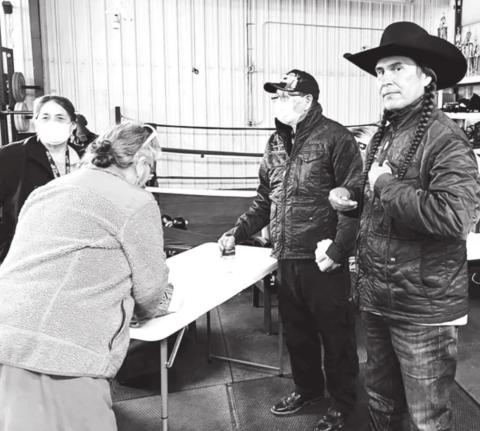 Mo visits Eagle Butte