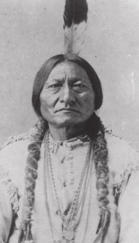 An 1876 Winchester rifle (LEFT) that belonged to Sitting Bull (ABOVE) was auctioned off in early June, selling for $132,000. The firearm was part of an extensive collection belonging to former banker Larry Ness of Yankton. It supposedly confiscated from Sitting Bull’s cabin on the Standing Rock Sioux Reservation on Dec. 15, 1890, after the Sioux leader was shot by a tribal police officer during a botched arrest attempt.