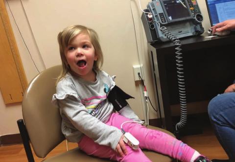 Kids at the clinic