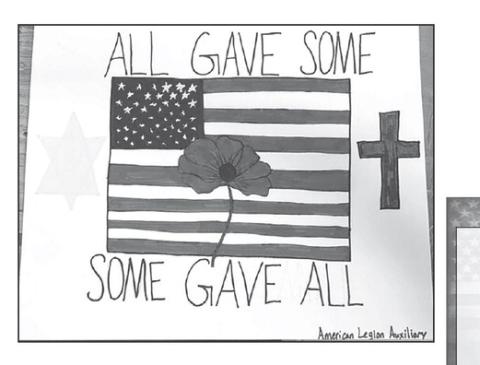 Ruby Maher, an eighth grader at Timber Lake Middle School, submitted this second place entry in the Poppy Poster Contest sponsored by the Timber Lake and Isabel American Legion Auxiliary.