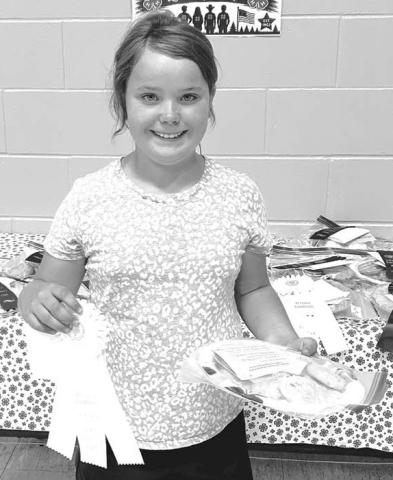 Cassidy Winterberg, the reserve champion of the cookie contest.