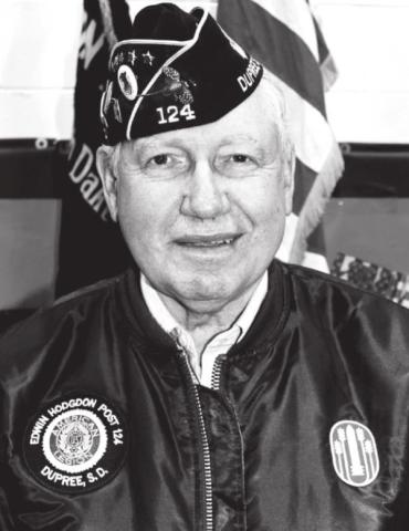John D. Lemke was the guest speaker for this year's Dupree Veteran's Day program.