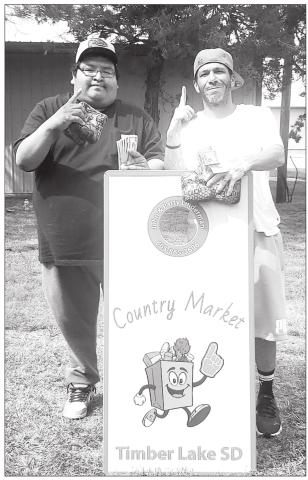 Cornhole tournament winners
