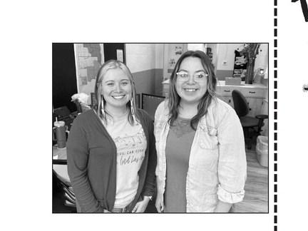 Dewey County Auditor Jamalia Franzen (LEFT) has hired Whitley Dupris (RIGHT) as deputy auditor. Dupris is a graduate of Timber Lake High School and was formerly employed at Western Dakota Bank.