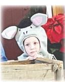 Andrew Zeug as a donkey in the United Parish Christmas program