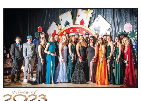 FRONT (L-R): Carlie Lawrence, Natalie Biegler, Code Enright, Cindy Hoyt, Kenna Webb, Tobi Hintz, Abby Linderman, Shay Kraft, Natalie Gross, Harlee Hulm; BACK: Slater Ducheneaux, Jayden Miller, Francesco Barbini, A.J. Lindskov, Wylee Keller, Dawson Jewett, Thane Keller, Brady Sandquist, Isaiah Ducheneaux, Konor Lindskov.