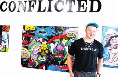 An exhibit of Maxwell Peacock’s art is on display at the Waterfront Gallery in Pierre.