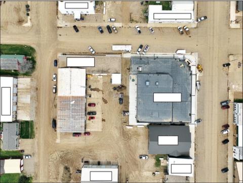 Bird’s eye view of Moreau-Grand project