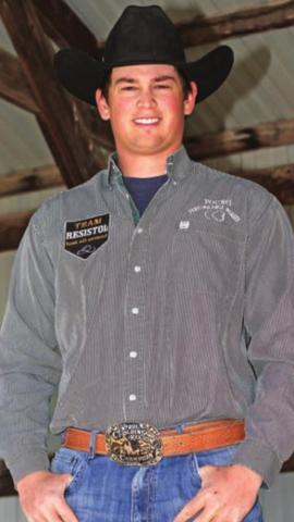 Trey Young had a hot hand roping in Killdeeer over the Labor Day weekend. File Photo by Robert Slocum