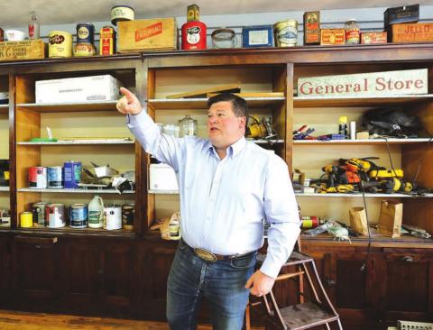 Entrepreneur Ryan Maher describes his plans for turning the former Isabel Super Valu building into a modern version of an old country store.