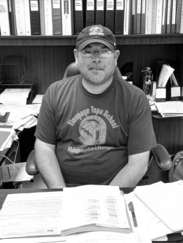 Brent Mareska of Timber Lake, Principal at Tiospaye Topa School at LaPlant, was named Region 5 Middle School Principal of the Year.