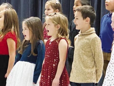Kindergarteners (above)