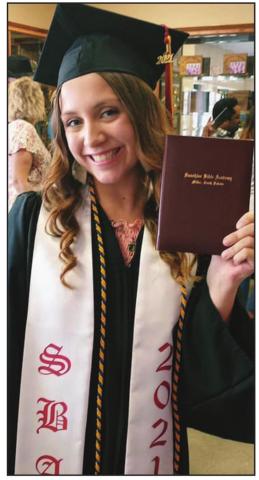 Shelby Bridges graduates from Sunshine Bible