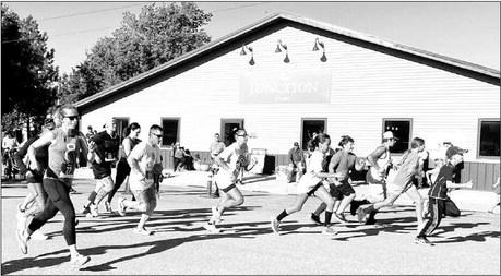 Participants ages 11 and older take off from The Junction for the 5K race.