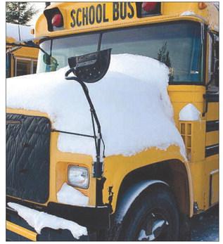 The Timber Lake School’s bus routes travel 536 miles of rural roads each day and are given heavy consideration when Supt. Dan Martin is determining whether or not to close school or delay classes due to severe weather or hazardous travel conditions. Photo by Jon Flatland