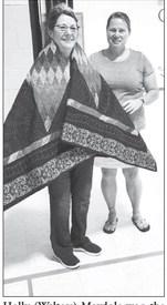 Holly (Walters) Maydole won the beautiful quilt made and donated by Pandy Pittman at the Ward reunion.