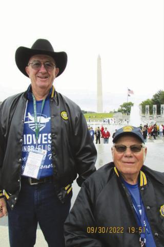 Veterans Art Heinrich, Keith Dorsey visit DC memorials