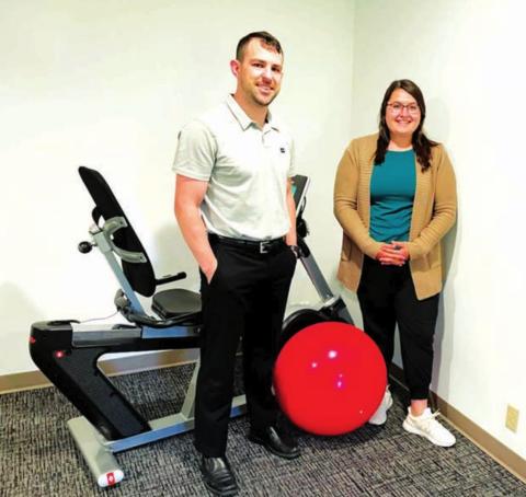 Drew Petersen (LEFT) has recently welcomed Courtney Dahlgren to the Hands on Health staff. They see patients at Timber Lake on Tuesdays and Thursdays.