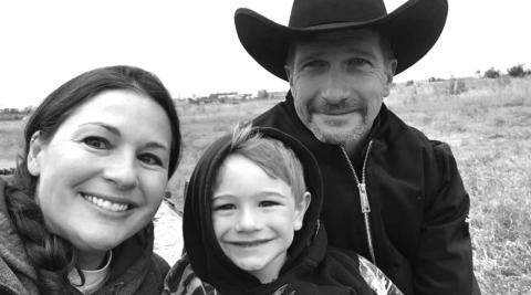 Kent Meier (TLHS Class of 1988) with his wife Joanne and son Wyatt