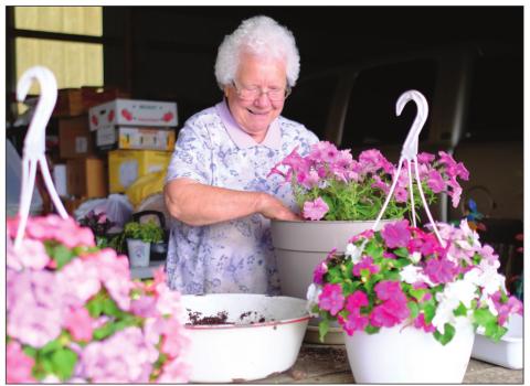 Flower lady