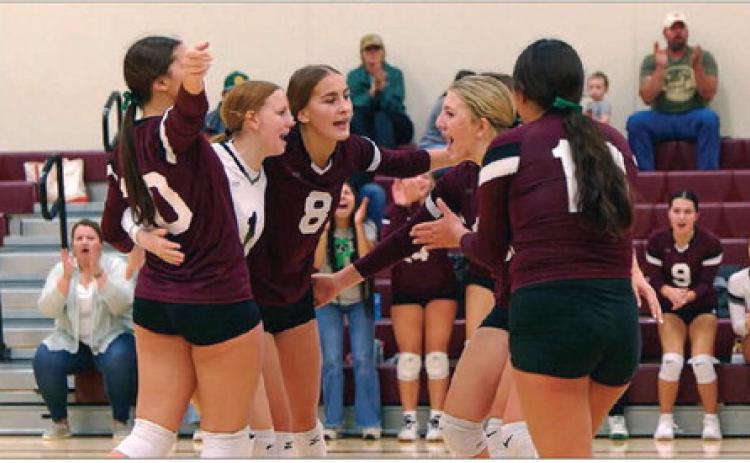 The Timber Lake volleyball team nears the end of their regular season schedule, Photo by Marie Du Preez