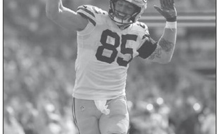 Timber Lake native Tucker Kraft is tearing it up in the NFL but he hasn’t forgotten where he comes from. He talked about Timber Lake live on the NFL Network. Photo courtesy of Green Bay Packers