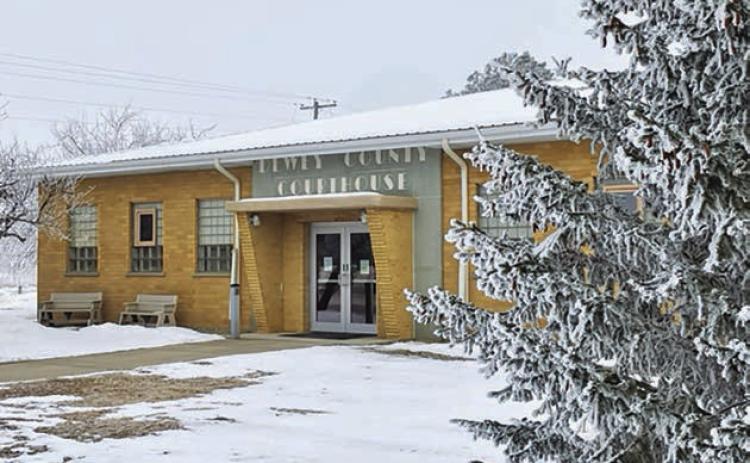 The Dewey County Courthouse in Timber Lake was built in 1959-60.