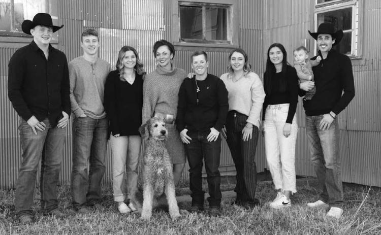 The Family: Braylen Hansen, Gracen Hansen and Carlie Lawrence, Lyndsey and Frankie Ducheneaux, Kayden Kursave, and Lexy, Hayes and Trenton Hansen