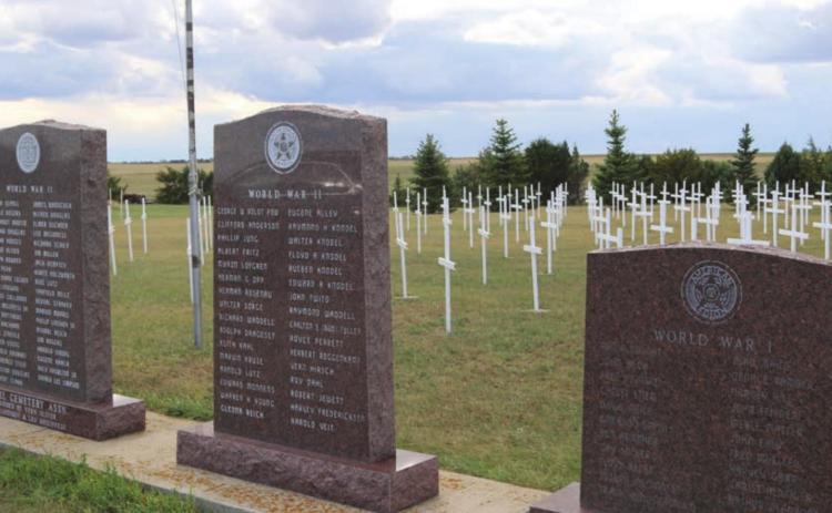 Plans call for adding to the Veterans Memorial at Hillview Cemetery west of Isabel to accommodate the names of local veterans previously not found in the American Legion's register.