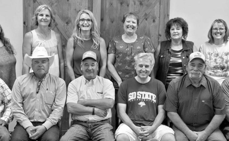 The TLHS Class of 1985 held a 40-year reunion during the Days of 1910 Celebration. Pictured are (front, l-r) Toby Keller, Mitch Enright, Chuck Maher, Arlen Scott, Roger Hieb, Gary Keller; back: Cindy Ducheneaux Dunn, Carletta Schweitzer Aberle, Colleen (Sunny) Biegler Wheeler, Bonita Long Richter, Renee Krumm Scherer, and Diane Schweitzer Goldade.